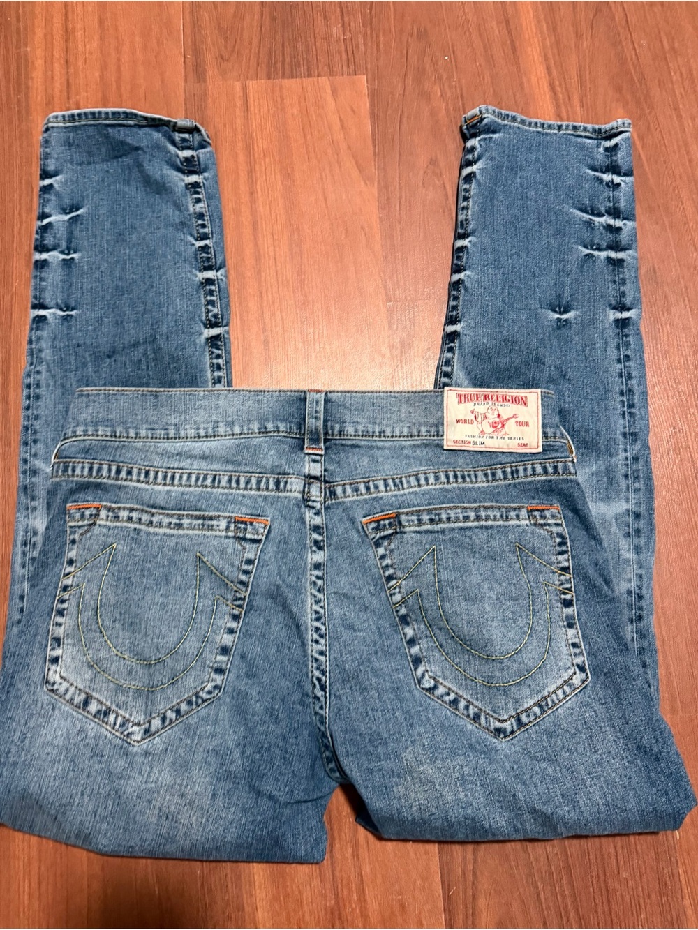 True Religion Mens Blue Denim Jeans